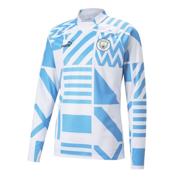 Puma Mens Manchester City FC Sweatshirt / White/Blue
